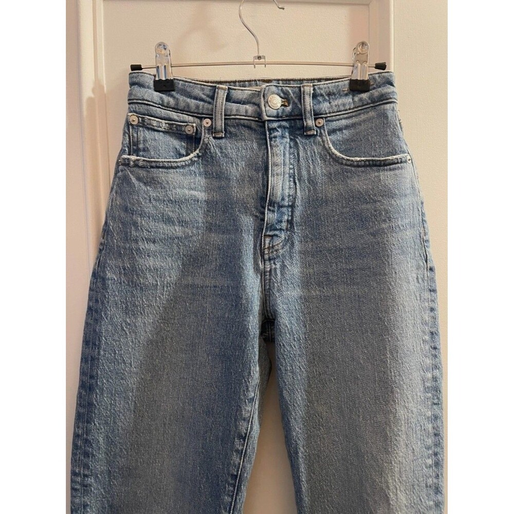 Madewell Curvy 90s Straight Jeans Women's Size 30 Blue High Rise Denim - Picture 5 of 8